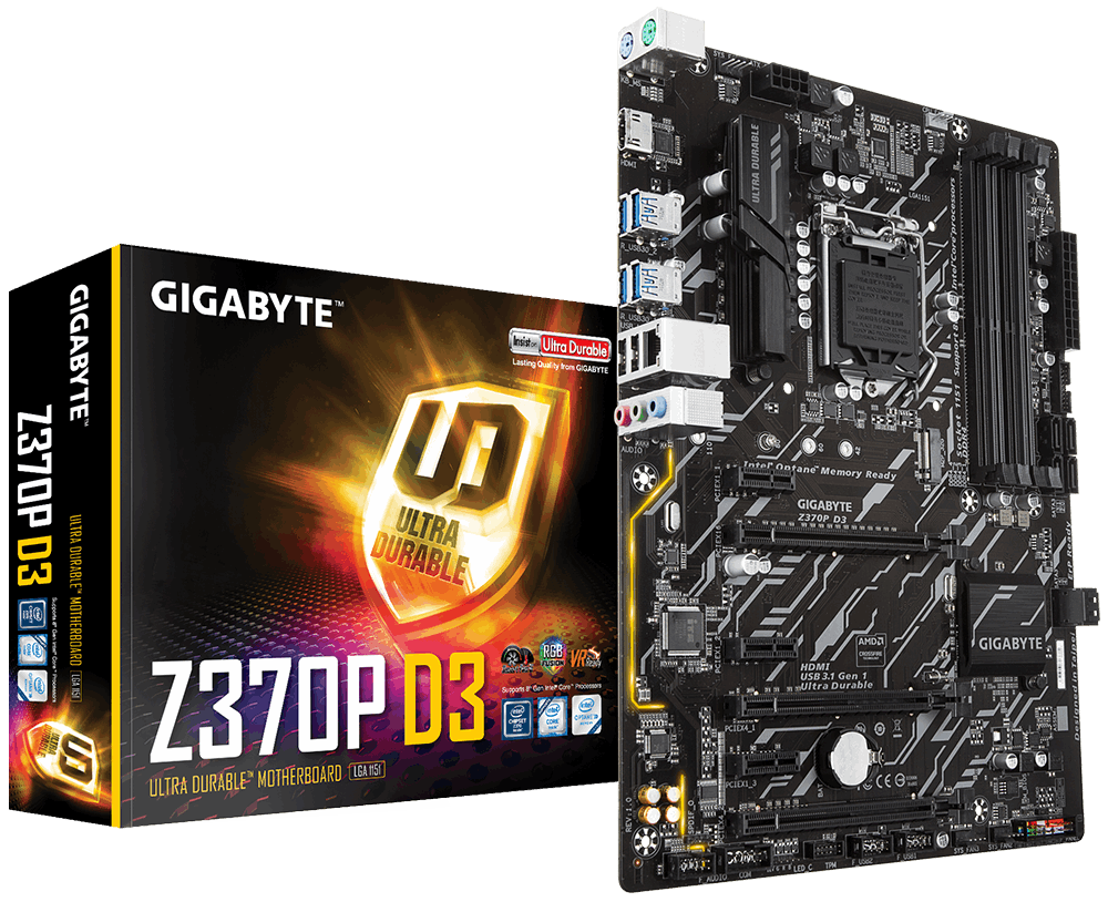 Z370p d3 какие процессоры поддерживает